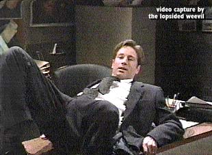 Mulder on a desk
