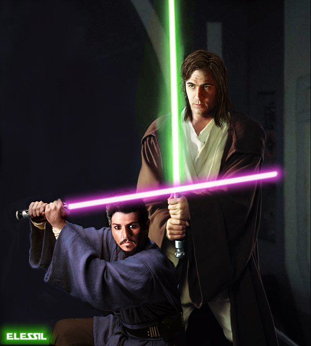 Jedi James and Padawan Jack