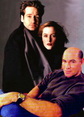 Skinner, Mulder, Scully