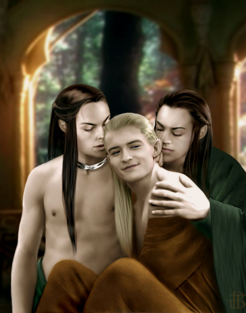 hospitality Elladan/Elrohir/Legolas