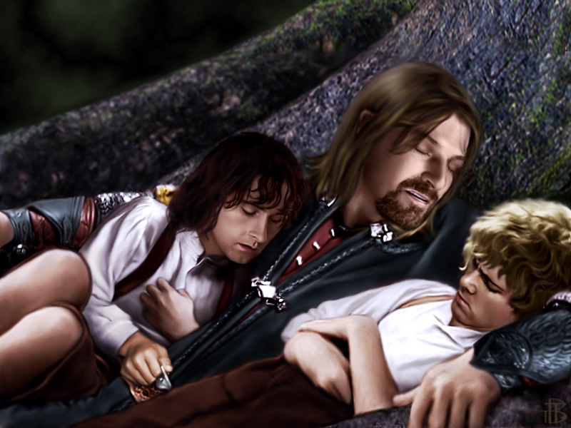 respite Boromir, Merry, Pippin